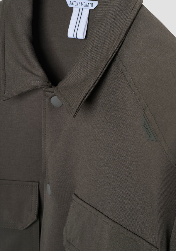 REGULAR FIT SHIRT IN COTTON BLEND WITH CONTRASTING FABRIC - Antony Morato Online Shop