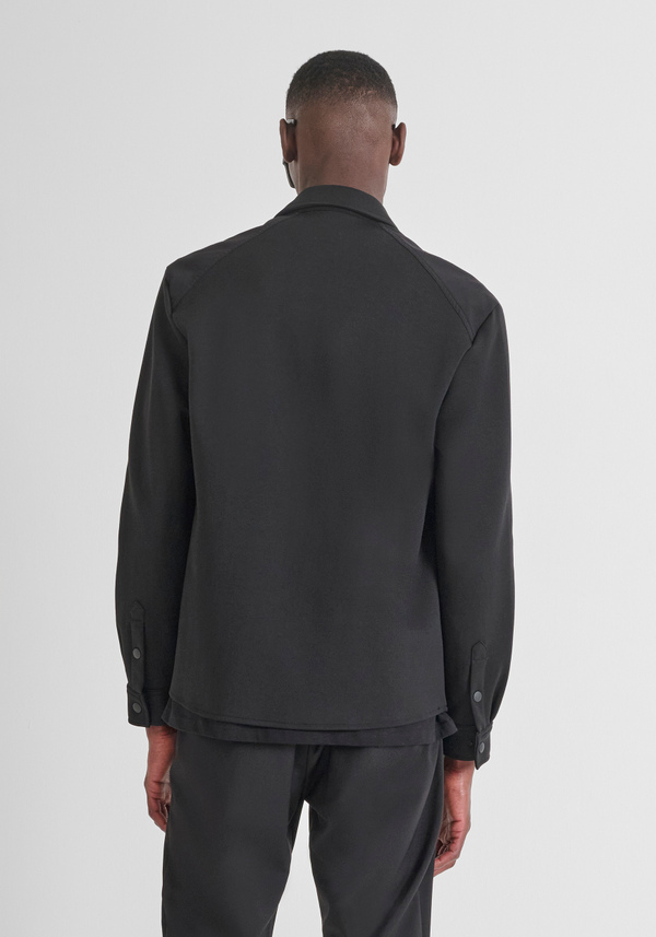 REGULAR FIT SHIRT IN COTTON BLEND WITH CONTRASTING FABRIC - Antony Morato Online Shop