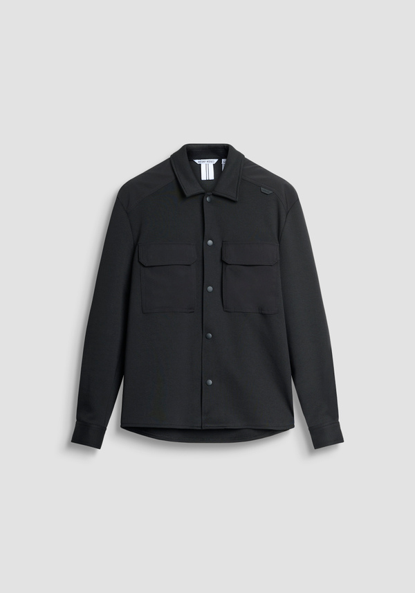 REGULAR FIT SHIRT IN COTTON BLEND WITH CONTRASTING FABRIC - Antony Morato Online Shop