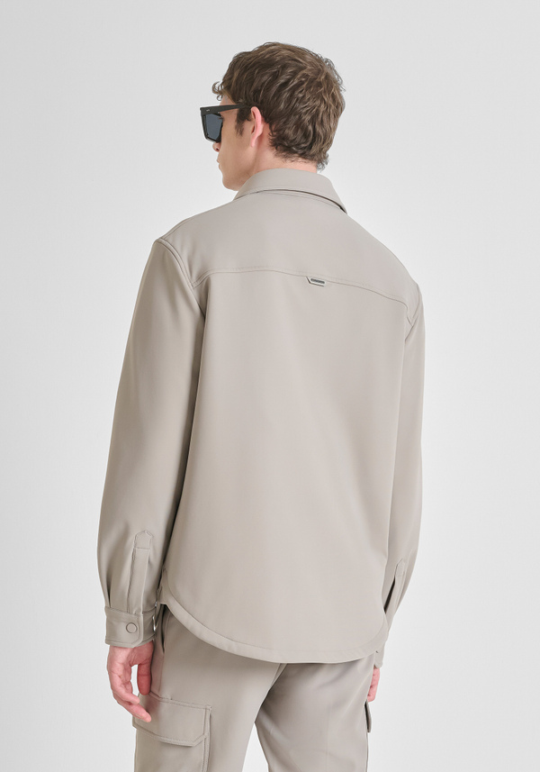 REGULAR FIT SHIRT IN BI-STRETCH TECHNICAL FABRIC WITH DUPONT SORONA ECO-PADDING - Antony Morato Online Shop