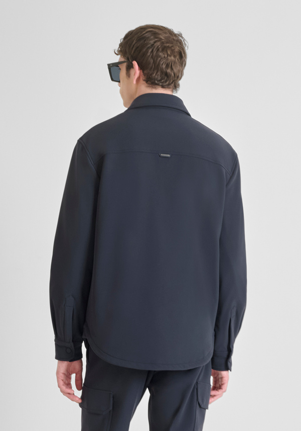 REGULAR FIT SHIRT IN BI-STRETCH TECHNICAL FABRIC WITH DUPONT SORONA ECO-PADDING - Antony Morato Online Shop
