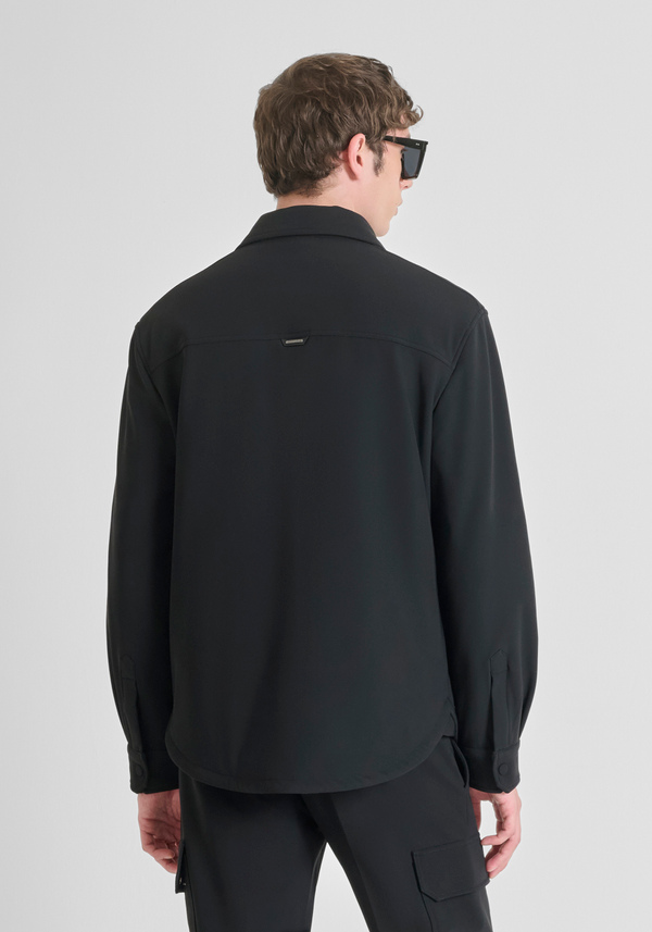 REGULAR FIT SHIRT IN BI-STRETCH TECHNICAL FABRIC WITH DUPONT SORONA ECO-PADDING - Antony Morato Online Shop
