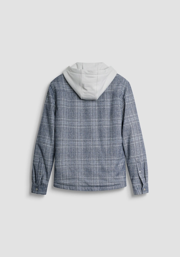 REGULAR FIT SHIRT IN WOOL BLEND WITH DUPONT SORONA ECO-PADDING - Antony Morato Online Shop