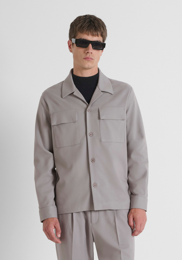 REGULAR FIT SHIRT IN STRETCH TWILL - Antony Morato Online Shop