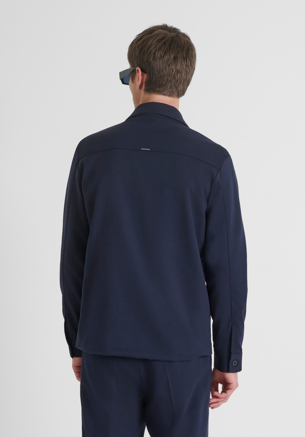 CHEMISE REGULAR FIT EN SERGÉ STRETCH - Antony Morato Online Shop