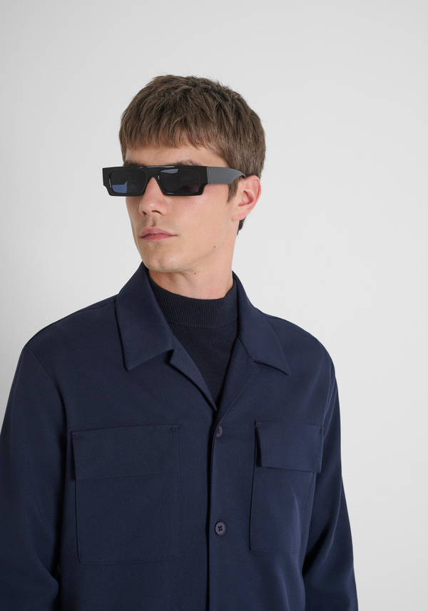 CHEMISE REGULAR FIT EN SERGÉ STRETCH - Antony Morato Online Shop