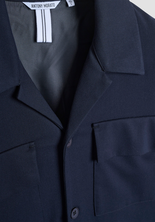 CHEMISE REGULAR FIT EN SERGÉ STRETCH - Antony Morato Online Shop