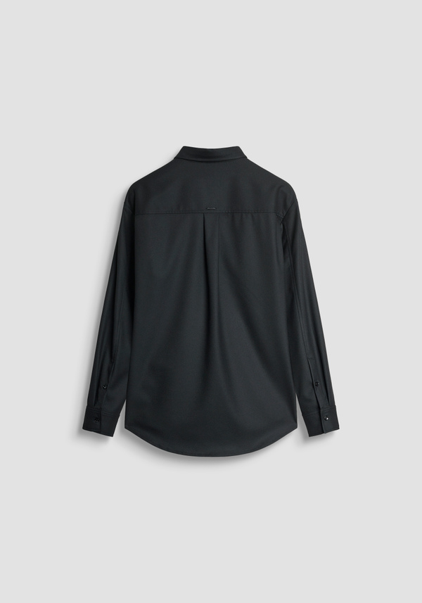 RELAXED FIT SHIRT IN VISCOSE BLEND WARM TOUCH - Antony Morato Online Shop
