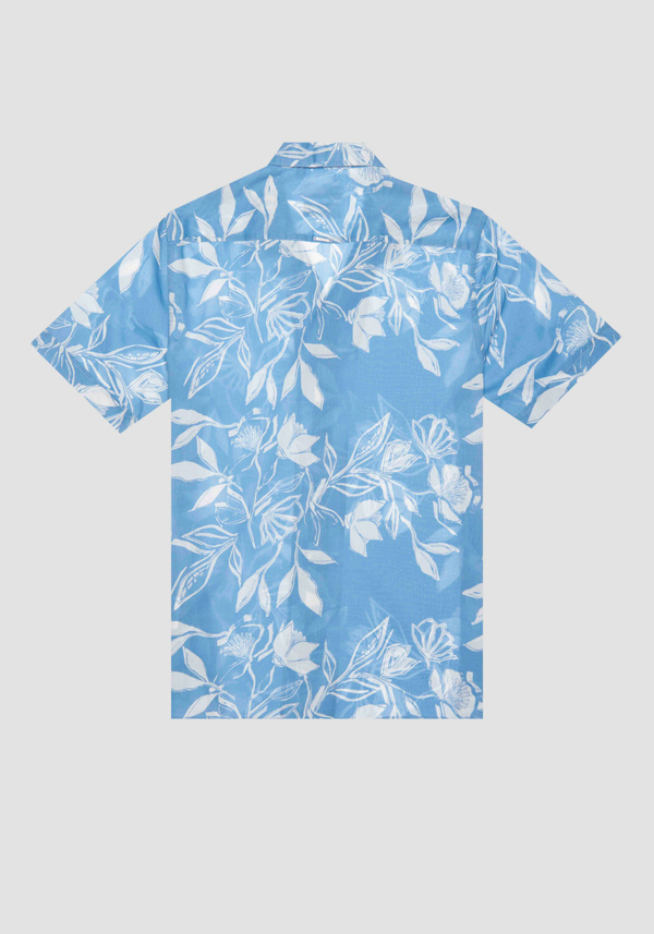 CAMISA RECTA REGULAR «HONOLULU» CON ESTAMPADO FLORAL - Antony Morato Online Shop