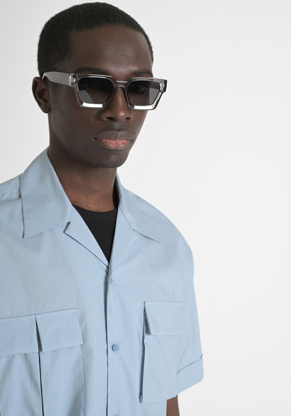 "GRANADA" RELAXED FIT SHIRT WITH SHORT SLEEVES - Antony Morato Online Shop