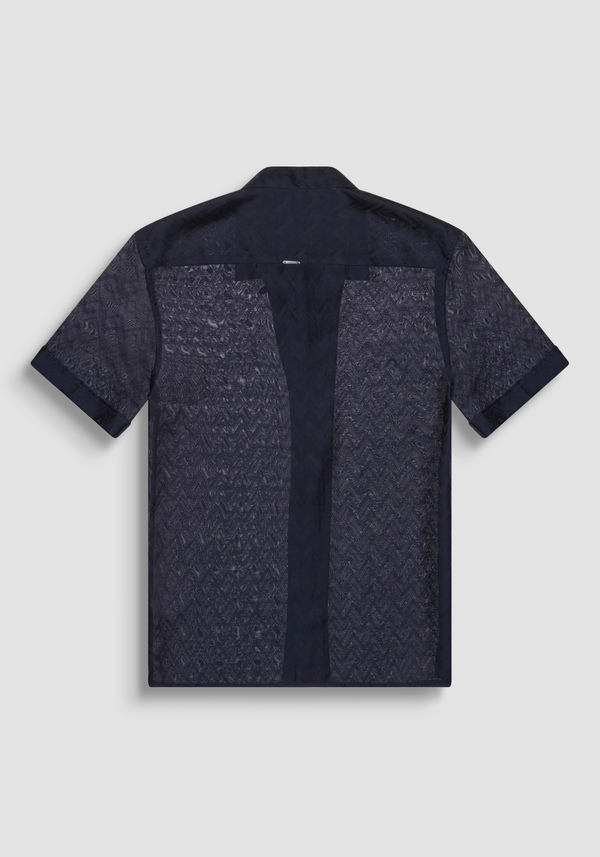 "HONOLULU" REGULAR FIT SHIRT IN A LYOCELL BLEND - Antony Morato Online Shop