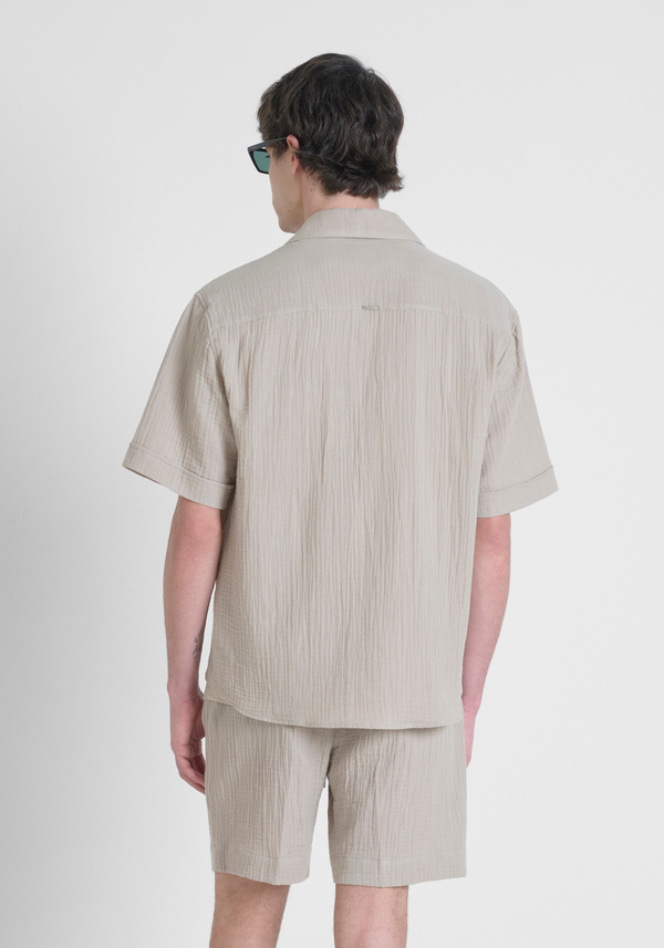 CHEMISE COUPE DÉCONTRACTÉE "NAIROBI" EN COTON DOUX AU TOUCHER - Antony Morato Online Shop
