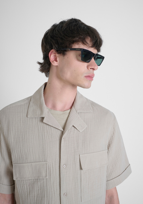 CHEMISE COUPE DÉCONTRACTÉE "NAIROBI" EN COTON DOUX AU TOUCHER - Antony Morato Online Shop