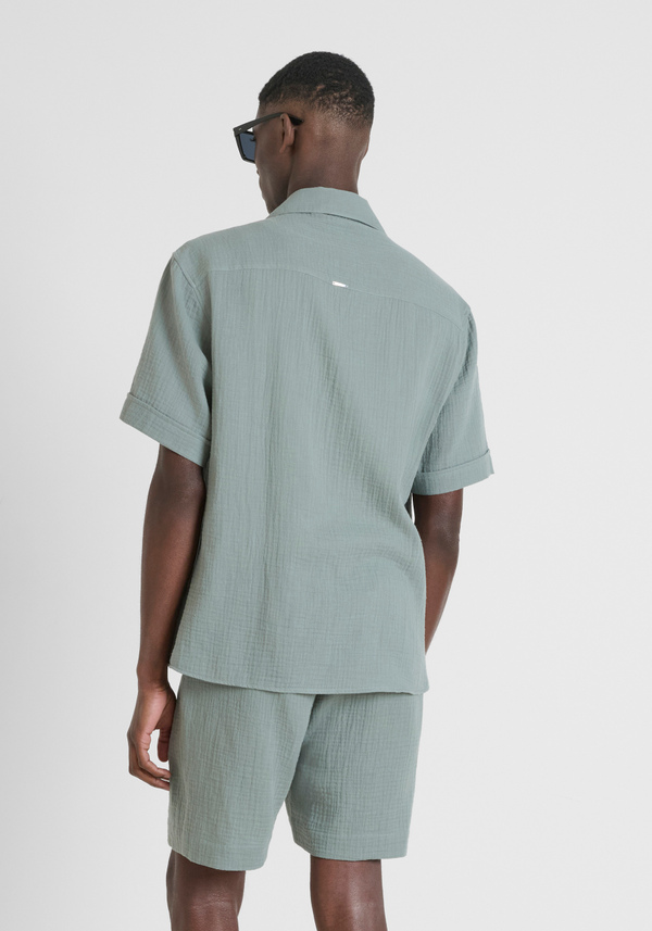 CHEMISE COUPE DÉCONTRACTÉE "NAIROBI" EN COTON DOUX AU TOUCHER - Antony Morato Online Shop