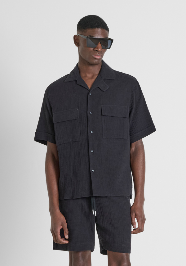 CAMICIA RELAXED FIT "NAIROBI" IN COTONE TOCCO MORBIDO - Antony Morato Online Shop