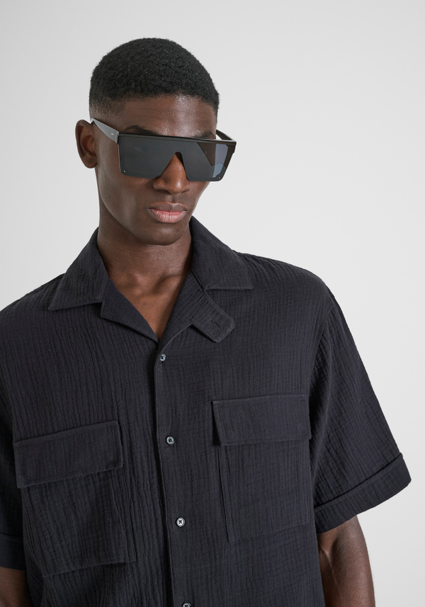 CAMICIA RELAXED FIT "NAIROBI" IN COTONE TOCCO MORBIDO - Antony Morato Online Shop