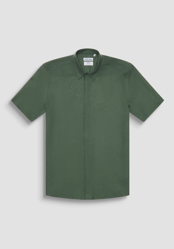 CHEMISE RELAXED FIT EN COTON MÉLANGÉ JACQUARD - Antony Morato Online Shop