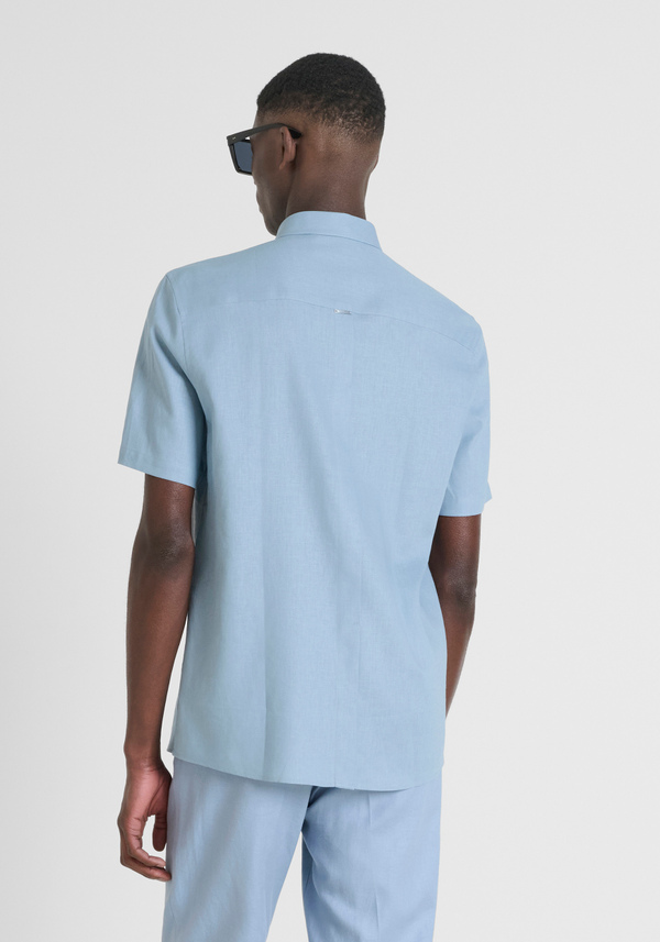 CHEMISE RELAXED FIT EN COTON MÉLANGÉ JACQUARD - Antony Morato Online Shop