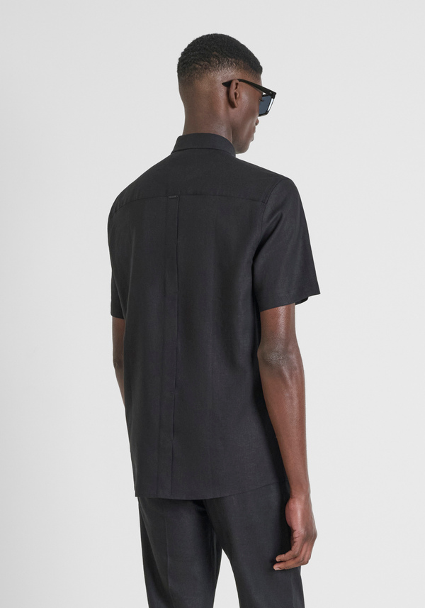 CHEMISE RELAXED FIT EN COTON MÉLANGÉ JACQUARD - Antony Morato Online Shop