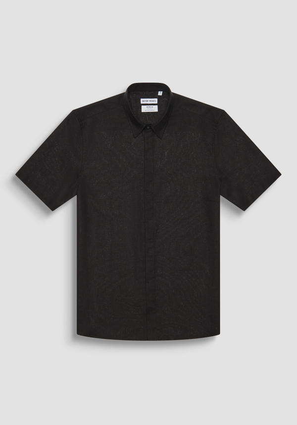 CHEMISE RELAXED FIT EN COTON MÉLANGÉ JACQUARD - Antony Morato Online Shop