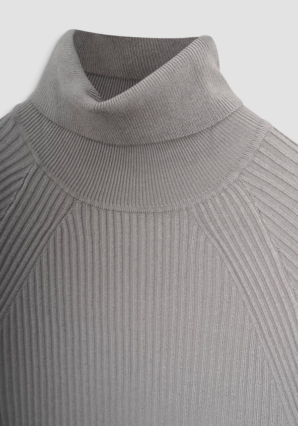 PULL COL ROULÉ SUPER SLIM FIT EN MÉLANGE VISCOSE ÉLASTIQUE - Antony Morato Online Shop
