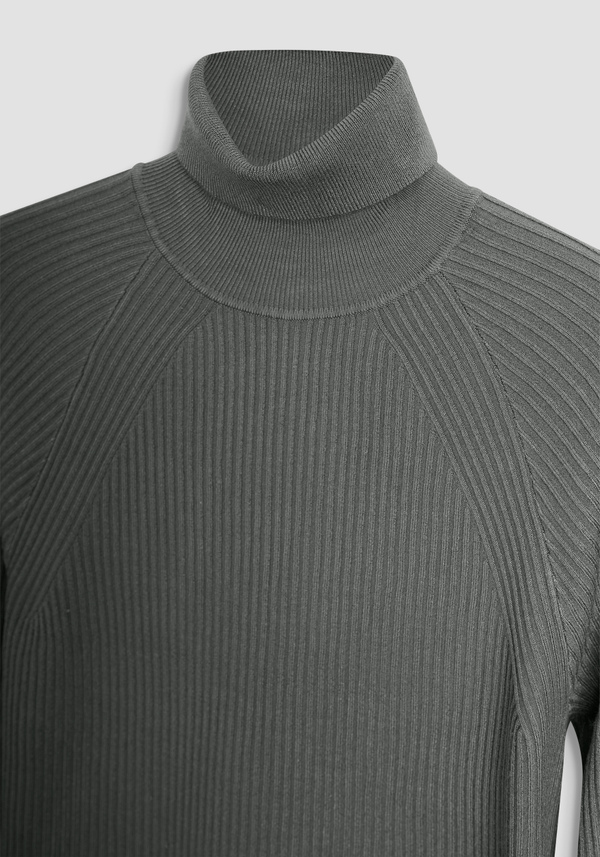 SUPER SLIM FIT TURTLENECK SWEATER IN STRETCH VISCOSE BLEND - Antony Morato Online Shop