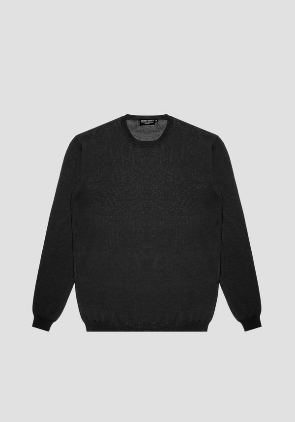 SUPER SLIM FIT SWEATER IN STRETCH VISCOSE BLEND YARN - Antony Morato Online Shop