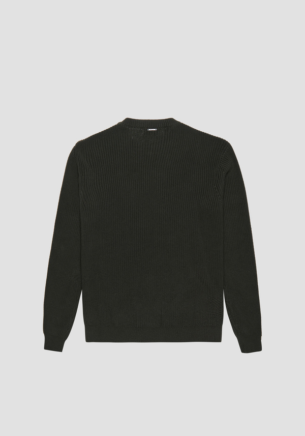 RELAXED FIT SWEATER IN COTTON WITH POCKET - Antony Morato Online Shop