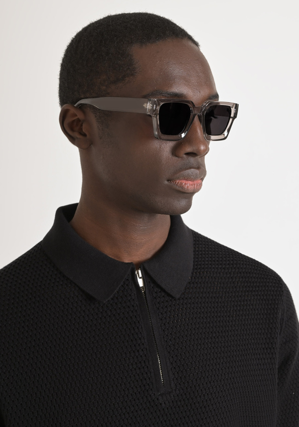 REGULAR-FIT COTTON SHORT-SLEEVED SWEATER - Antony Morato Online Shop