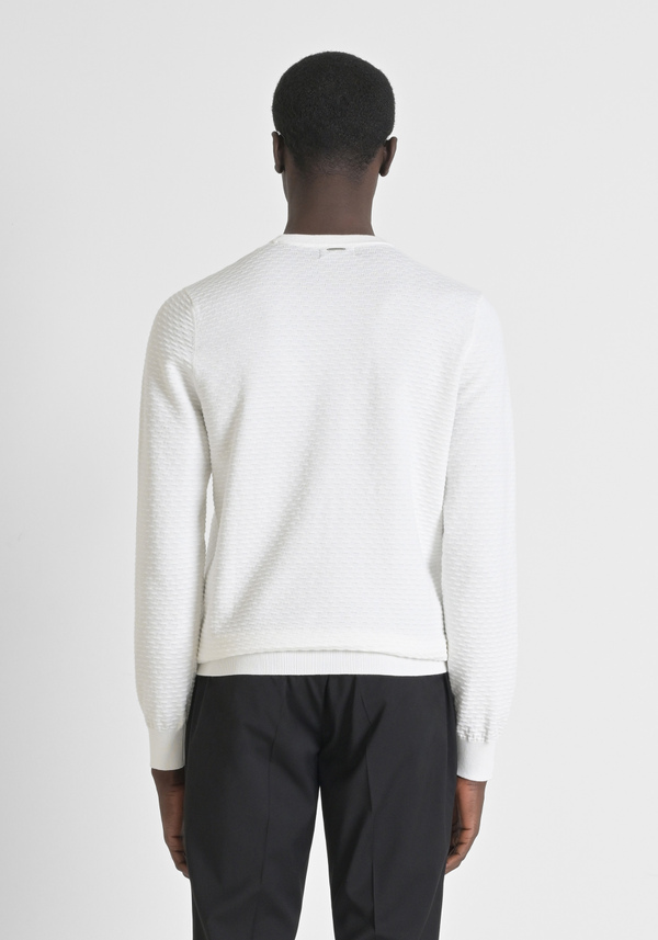 REGULAR FIT SWEATER IN 100% COTTON - Antony Morato Online Shop