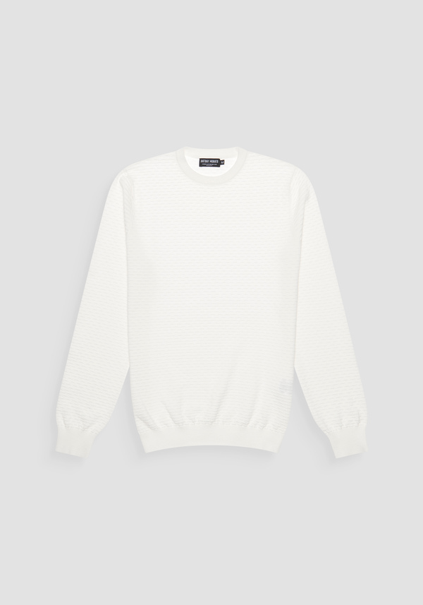 REGULAR FIT SWEATER IN 100% COTTON - Antony Morato Online Shop