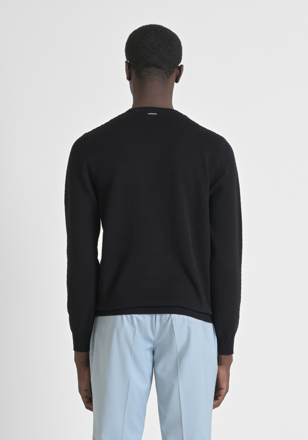 REGULAR FIT SWEATER IN 100% COTTON - Antony Morato Online Shop