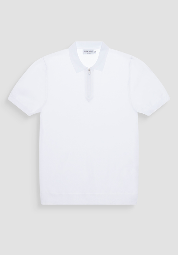 PULLOVER SUPER SLIM FIT MIT KURZEN ÄRMELN AUS VISKOSE-MISCHGARN - Antony Morato Online Shop