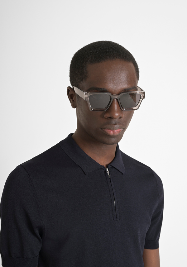 PULLOVER SUPER SLIM FIT MIT KURZEN ÄRMELN AUS VISKOSE-MISCHGARN - Antony Morato Online Shop
