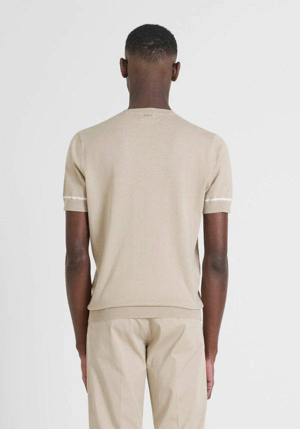 PULL-OVER DE COUPE RÉGULIÈRE EN COTON SUPER FIN - Antony Morato Online Shop
