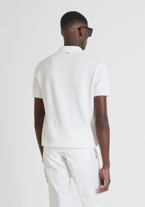 JERSEY REGULAR FIT DE ALGODÓN SUAVE CON LOGOTIPO BORDADO - Antony Morato Online Shop