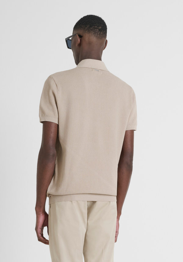 JERSEY REGULAR FIT DE ALGODÓN SUAVE CON LOGOTIPO BORDADO - Antony Morato Online Shop