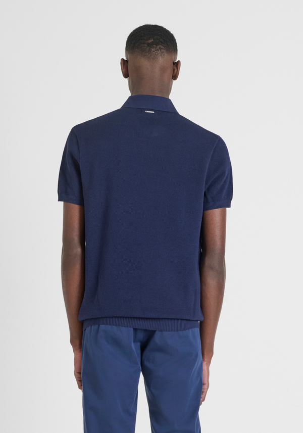 JERSEY REGULAR FIT DE ALGODÓN SUAVE CON LOGOTIPO BORDADO - Antony Morato Online Shop