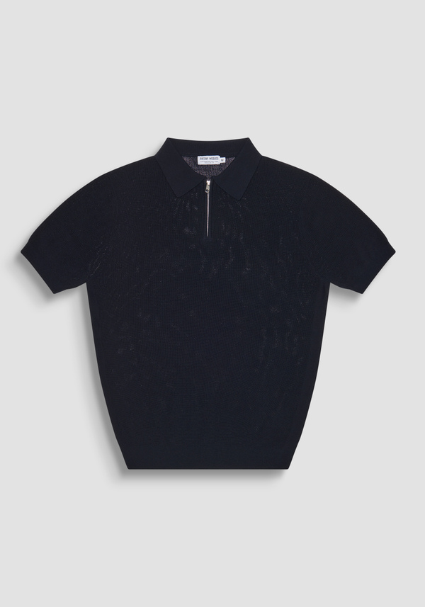 CAMISETA SIN MANGAS REGULAR FIT DE MEZCLA DE VISCOSA TEJIDA - Antony Morato Online Shop
