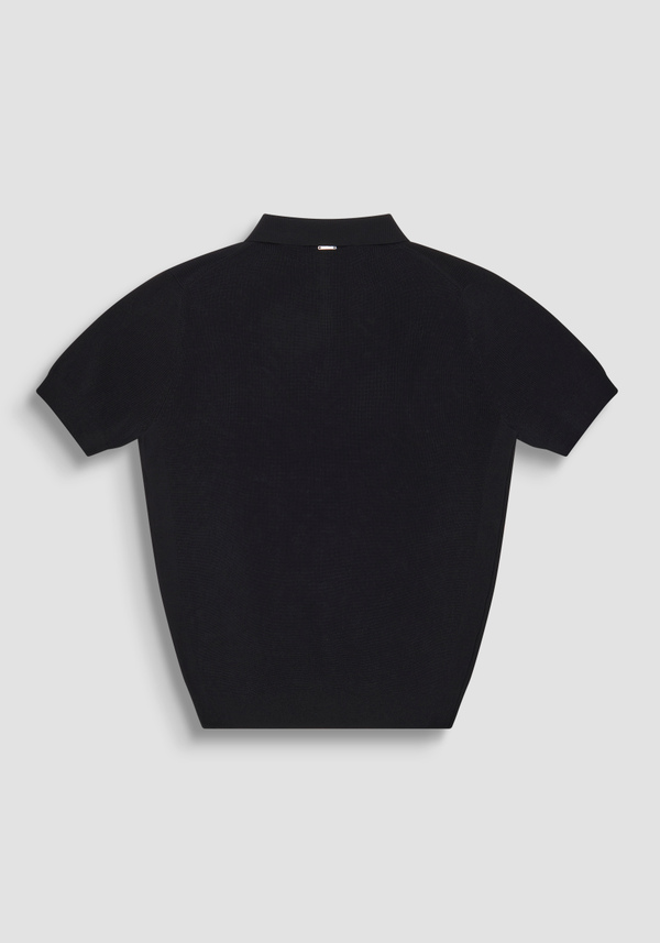 REGULAR FIT COTTON-BLEND SHIRT WITH ZIP - Antony Morato Online Shop