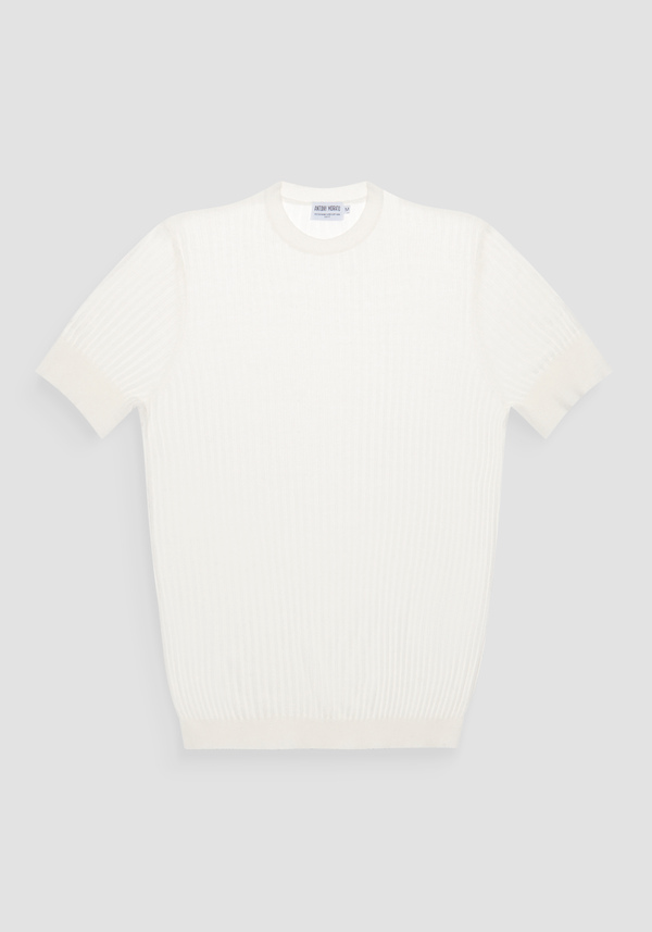 VISCOSE BLEND RIBBED SLIM FIT SHIRT - Antony Morato Online Shop