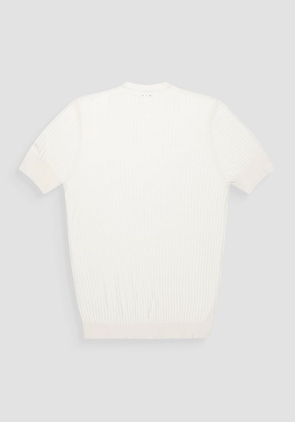 VISCOSE BLEND RIBBED SLIM FIT SHIRT - Antony Morato Online Shop