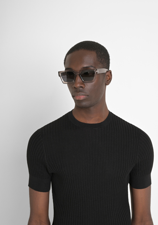 PULL REGULAR FIT EN COTON MÉLANGÉ AVEC FERMETURE À GLISSIÈRE - Antony Morato Online Shop