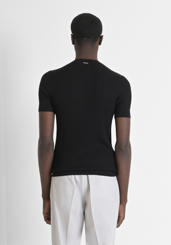 PULL REGULAR FIT EN COTON MÉLANGÉ AVEC FERMETURE À GLISSIÈRE - Antony Morato Online Shop