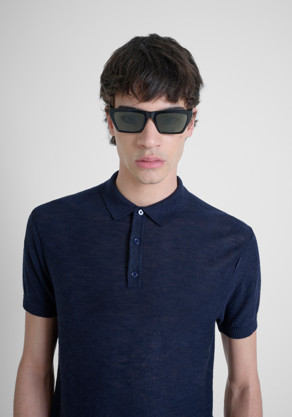 JERSEY REGULAR FIT EN MEZCLA DE LINO DE HILO SUAVE - Antony Morato Online Shop