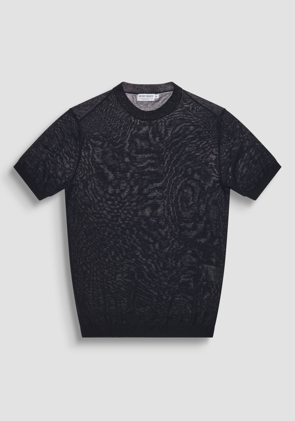 REGULAR FIT COTTON BLEND JERSEY WITH LOGO ON CHEST - Antony Morato Online Shop