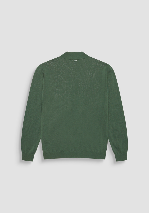PULLOVER REGULAR FIT AUS BAUMWOLL-MISCHGEWEBE MIT LOGO AUF DER BRUST - Antony Morato Online Shop