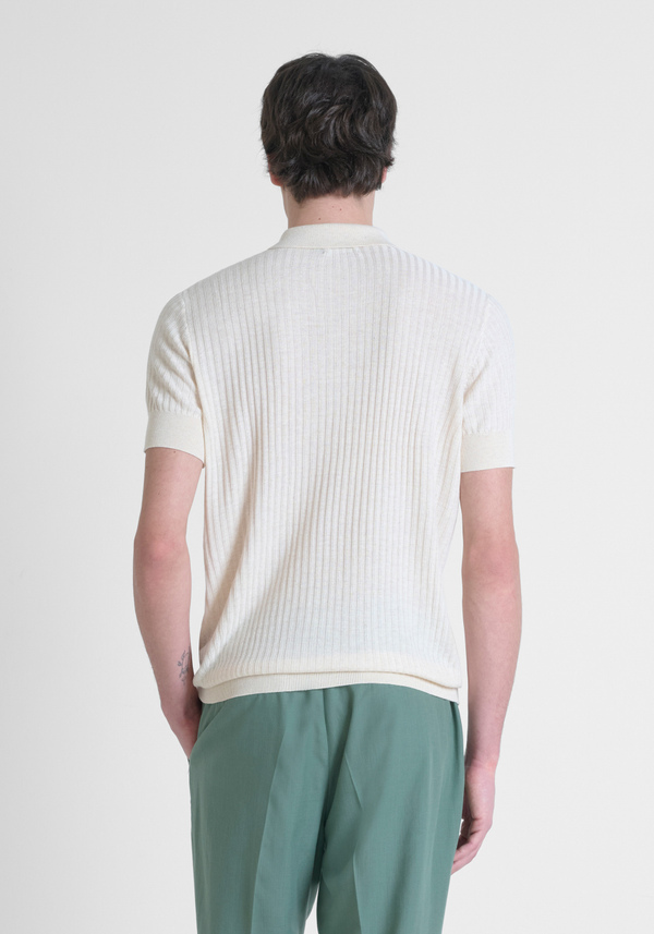 JERSEY REGULAR FIT DE MEZCLA DE ALGODÓN CON LOGOTIPO ESTAMPADO - Antony Morato Online Shop