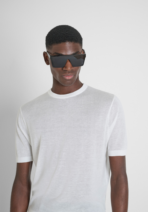 JERSEY REGULAR FIT EN MEZCLA DE LINO HILO SUPER SUAVE - Antony Morato Online Shop