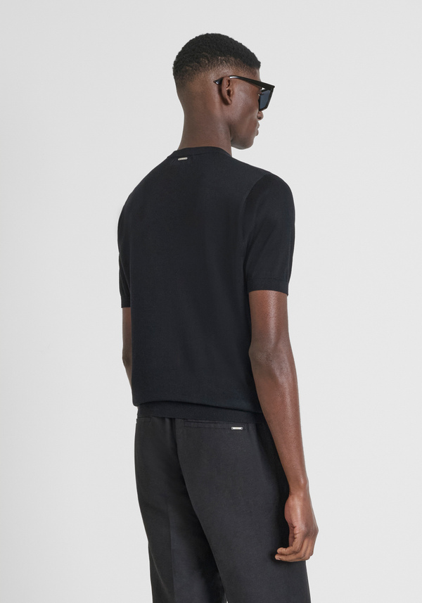 JERSEY REGULAR FIT EN MEZCLA DE LINO HILO SUPER SUAVE - Antony Morato Online Shop